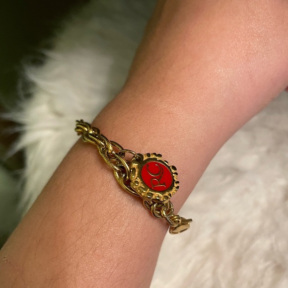 Beautiful Gold Rustic Cuff Bracelet - Picture 7 of 8